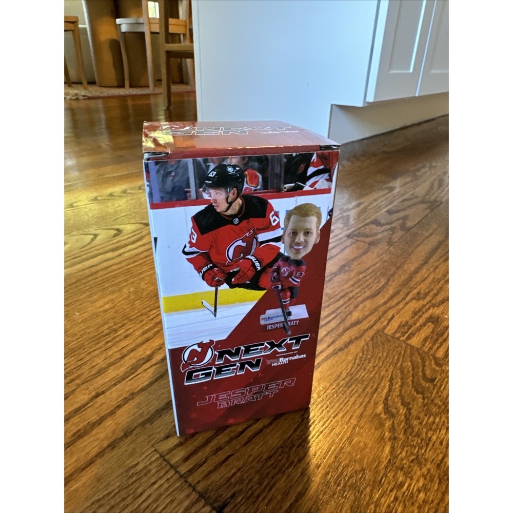 Jesper Bratt Next Gen Bobble Head 2/25/2024‎ - New - New Jersey Devils Hockey